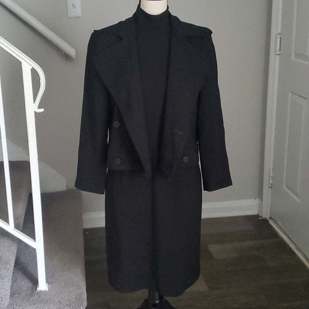 Talbots Mock Neck Ponte Sheath Dress & Blazer Set